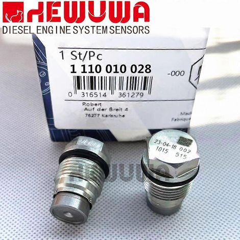 Soupape limiteuse de pression de la rampe d'injection 1110010025 1110010026 Pièces Common Rail Soupape limiteuse de pression 1110010027 (1/4)