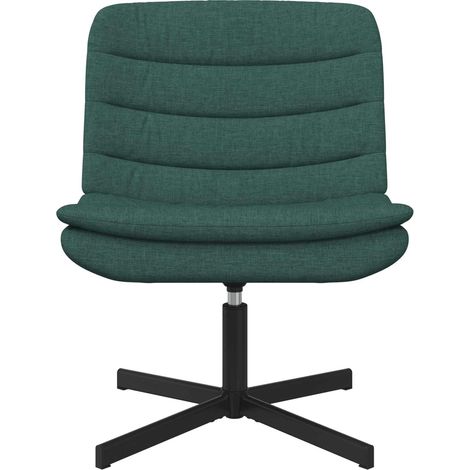 Maison Exclusive - Sedia girevole Verde Scuro 63 x 75 x 76 cm Tessuto