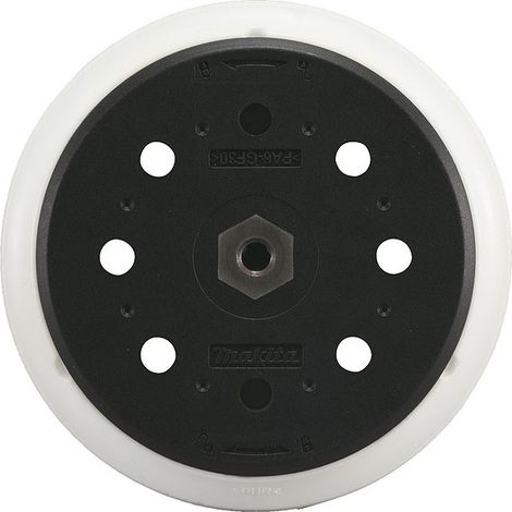 Makita – Plateau auto-agrippant souple Ø150mm pour ponceuse excentrique BO6050 – Compatible avec ponçage bois dur – 1973147