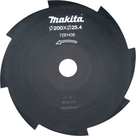 Makita 191Y44-2 Line Trimmer Brushcutter 8 Tooth Metal Blade Head 200mm DUR194 (1/2)