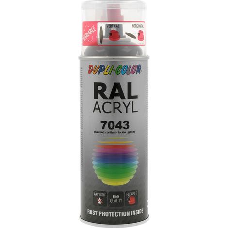 PEINTURE ACRYL RAL7043 BRILLANT 400ML DUPLI COLOR