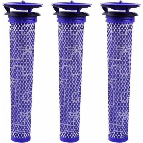 Filter für Dyson V8 V7 V6 DC62 Staubsauger, GU.B/good Standard Material Mix Filter Blau, 3er-Pack - Crezuo