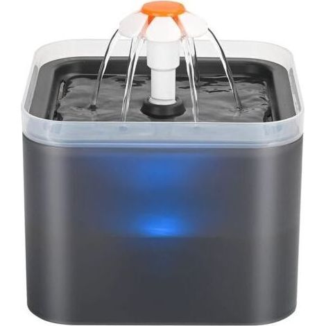 Kaelt - Fontaine a Eau Chat: Fontaine à Eau pour Chat Ultra Silencieux - Distributeur Eau Chien avec Lumière LED - Filtration Multiple (1/5)