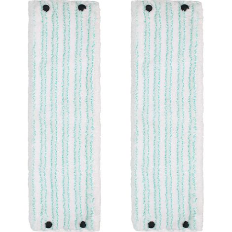 CSPARKV Lot de 2 Recharge de tête de mop pour Leifheit Clean Twist/Combi M Micro Duo -Chiffon à Franges 48.5 x 15cm,moppe Compatible leifheit serpillière,serpillères de Rechange en Microfibre pour Tou (1/4)