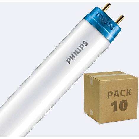Lot de 10 Tubes LED 120cm T8 G13 14.5W 110lm/W CorePro Connexion Latérale Blanc froid Non 6500K