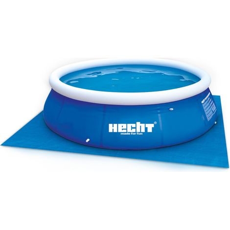 Hecht 016123 Tapis de sol Bâche de piscine robuste mesurant 309x309cm pour une plus longue durée de vie de votre piscine (1/5)