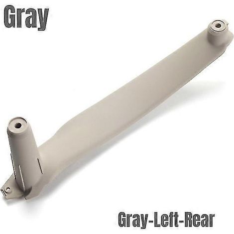 Poignée d'accoudoir de porte intérieure gauche/droite grise, beige et noire pour BMW E70 E71 X5 X6 - Poignées de porte intérieures - Gris - Gauche - Arrière (1/5)