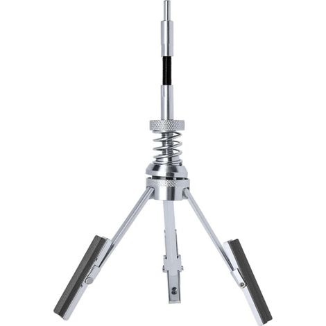 Herramienta de pulido Honahle de 3 pulgadas y 3 brazos, grano 220, Ø 51-178 mm, compatible con destornilladores y taladros. (1/4)
