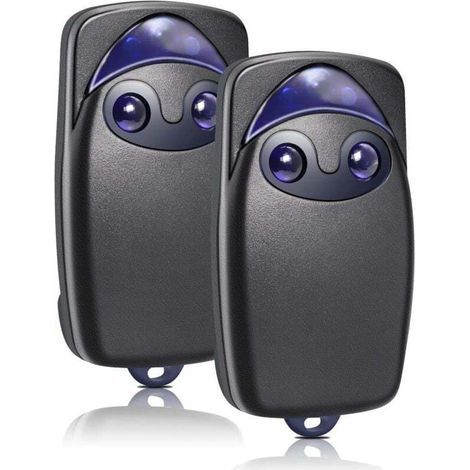 Télécommande de porte de garage pour Flor-S, lot de 2, fréquence 433,92 MHz, compatible avec Flo2R-S, 2 canaux (1/4)