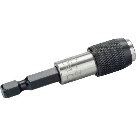 Bahco 1/4 Magnetischer Universal-Bithalter mit Schnellspanner, Sechskant 60 mm - 5 Stck./Kunststoffbox (1/3)