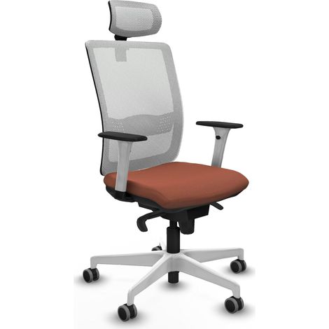 Silla de oficina piqueras y crespo Haches blanco reposacabezas ajustable (1/2)