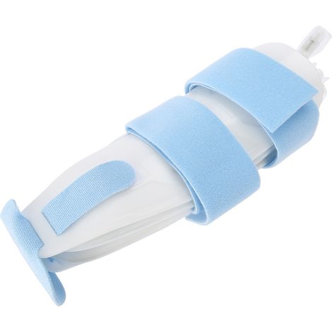 Attelle de cheville gonflable ajustable avec sangle de protection pour entorse (1/5)