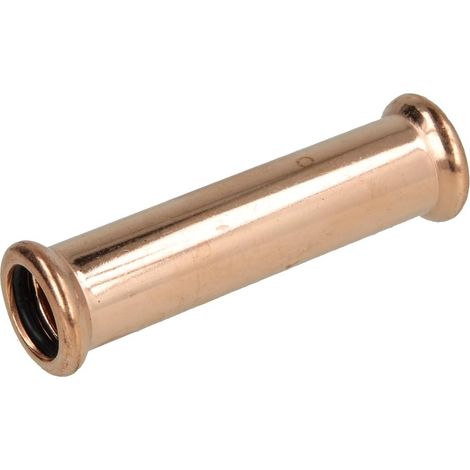 Raccord a sertir en cuivre Manchon coulissant fem/fem diam. 15 mm, Type 7270S contour M