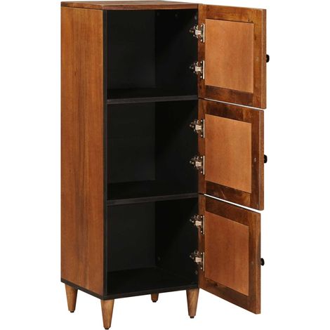 Haut Armoire Noyer 40 x 33 x 110 cm Bois de mangue massif (1/5)