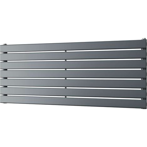 Typhoon Axis - Anthracite Horizontal Radiator H476mm x W1200mm Single Panel (1/3)
