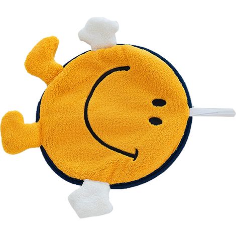 Serviette à main suspendue à motif dessin animé, séchage rapide, ultra-absorbante, en fibre de polyester douce, idéale pour la cuisine et la salle de bain. Sourire. (1/5)