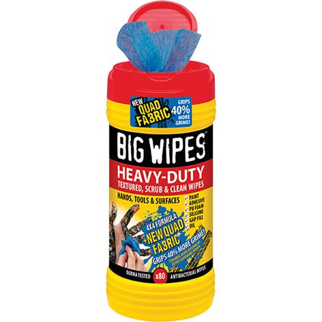 Big Wipes X100 Heavy Duty Pro+ Trade Wipe Tub Tools Surfaces Cleaning BGW2420