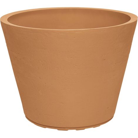 Vaso Tirso Di Martino - Ø30xH30 cm Brown