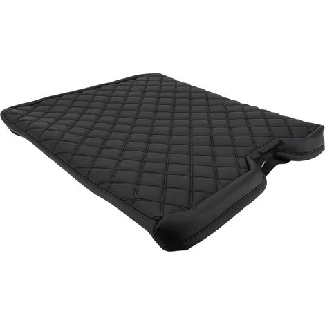 Housse d'accoudoir central en cuir PU souple et imperméable pour Ford F-450 (2017-2022) avec siège rabattable 150 pouces. Coussin souple. (1/5)