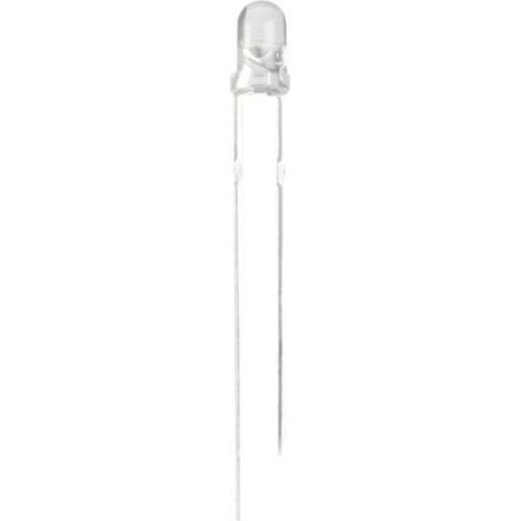 Led - 3 mm - Bleue 475 nm - 2200 Mcd - 3 2 V - 20 Ma - Transparente - 10 Pièces