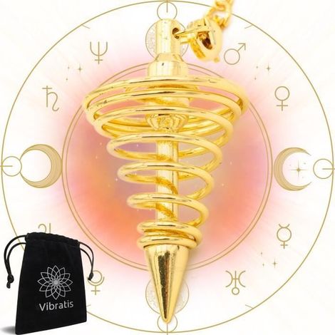 Pendule Divinatoire de Radiesthésie en SPIRALE - Divinatoire/Voyance - Ésotérisme [Satisfait ou Remboursé à Vie] (1/4)