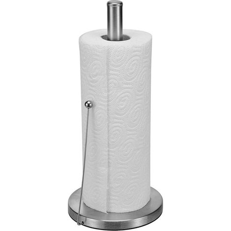 Porta rotolo di carta da cucina in acciaio inox: robusto ed elegante, dal design moderno, facile da montare a parete.