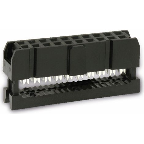 Connecteur femelle ECON CONNECT pour câble plat, RM 2,54, 20 pôles