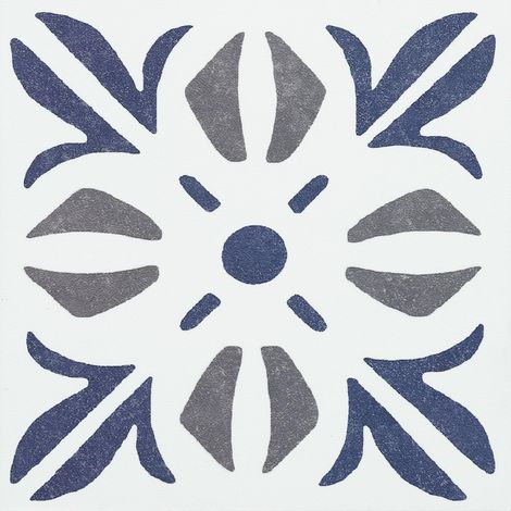 Dalles murales adhésives Cubia Bleu Lot de 6 15 cm x 15 cm (1/5)