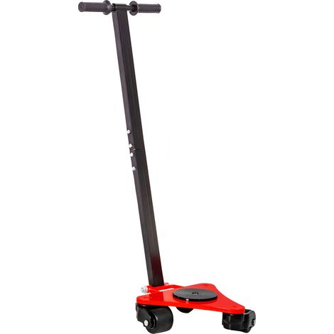 Timon rouleur 3 t 3 roues en nylon pivotantes à 360° avec poignée MW Tools TRD3N (1/5)