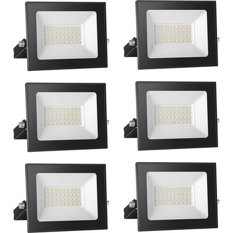Spot LED 12V DC, 30W Superlight LED Projecteur IP65 étanche, 3000K blanc chaud LED Applique murale extérieure, 3000LM LED Projecteur Idéal pour jardin, cour, terrasse, garage,6-pièces (1/5)