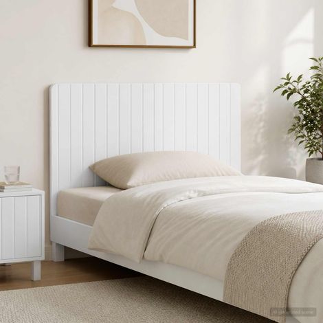 vidaXL Cabecero montada en la pared ZWOLLE Blanco Brillante (1/5)