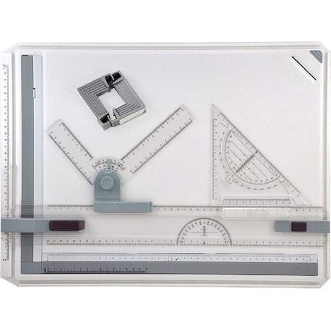 A3 Drawing Board 51X37cm Adjustable Angle System Drawing Board Art Craft Table with Parallel Motion Accessories for Students Engineers Artists and Architects (1/5)