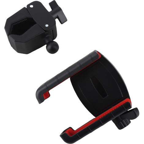 Supporto per cellulare da golf cart, rotazione a 360 gradi, adatto a smartphone fino a 9 cm di larghezza. (1/5)
