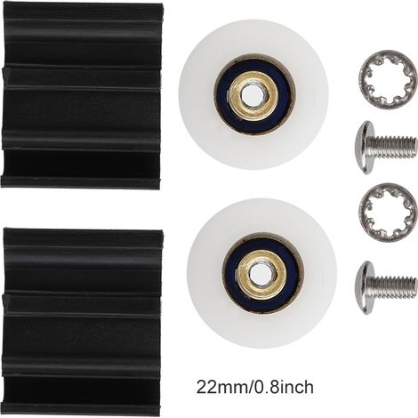 Ersatz-Türrollensatz für Halls-Gewächshäuser – 22 mm Durchmesser (1/5)