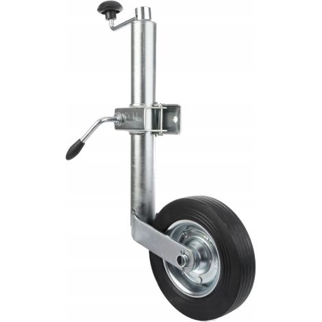 Roue jockey avec pince pour la remorque KD469 (1/5)