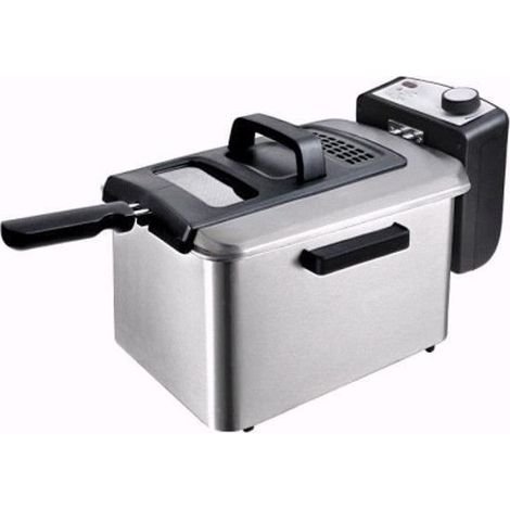 Continental Edison – Friteuse électrique 4 litres 2000W – Thermostat réglable 130-190°C – Cuisson rapide et précise – Pour professionnels et semi-professionnels