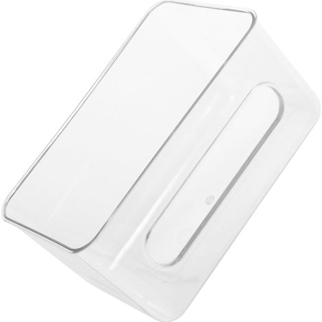 Distributeur Mural Transparent en Plastique pour Masques et Moufles Couvercle, Organiseur Pratique pour Laboratoire, Protège les Débris (1/5)