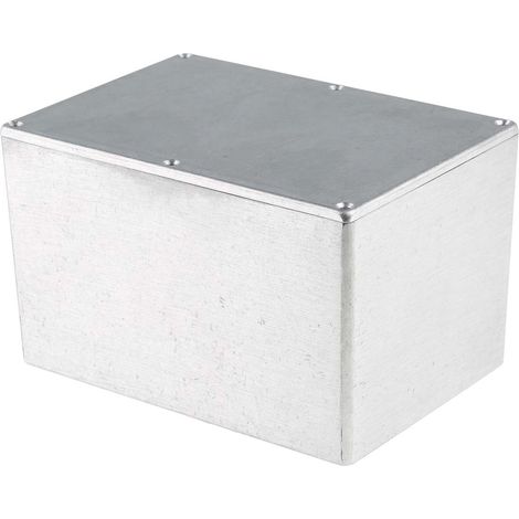 Boîtier RS PRO en Fonte d'aluminium, 171.9 x 120.9 x 106mm, Argent, Blindé ( Prix pour 1 ) (1/3)