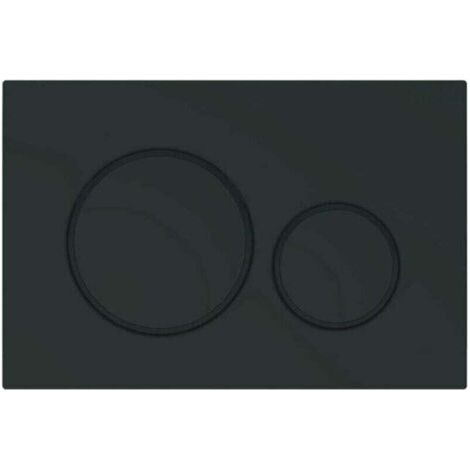 BARKBUSTERS Convient pour panneau de commande de toilettes DUOFIX Sigma 20 - Noir Mat (115.882.16.1) (1/2)