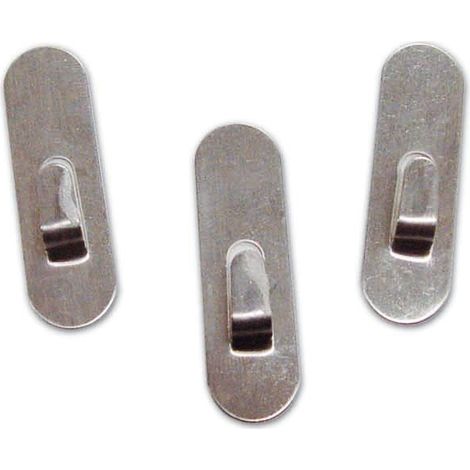 Gancio Autoadesivo in Acciaio Satinato Inox Mini Maurer in blister 4 Pz (1/2)