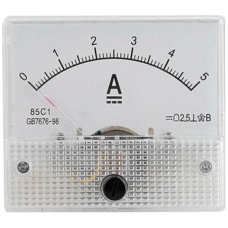 Voltmètre et ampèremètre analogiques DC 85C1 (1/5)