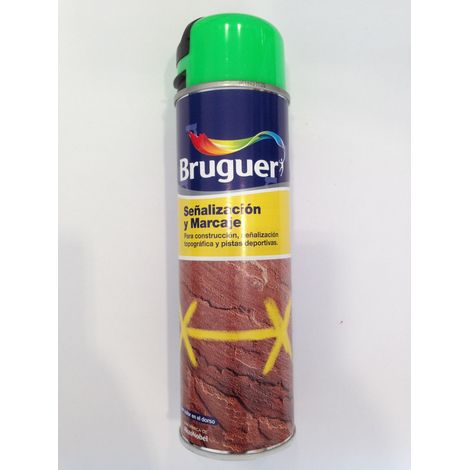 Spray bruguer señalización y marcaje verde 500 ml