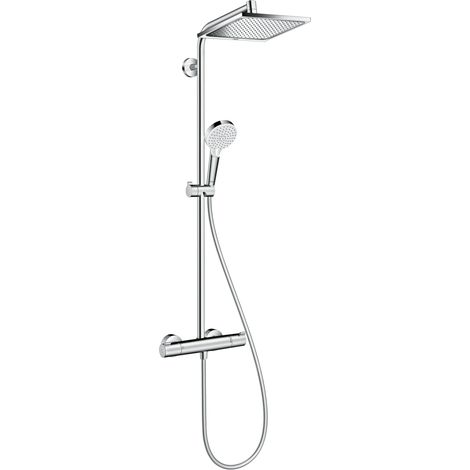 Columna de ducha con mezclador termostático en latón cromado - Hansgrohe Crometta (1/5)