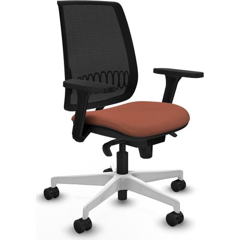 Chaise de bureau piqueras y crespo Alares noire base blanche (1/2)