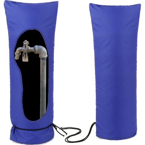 Protecteur de Robinet Extérieur - Couverture Isolante en Oxford - Grande Format 50x20cm - Imperméable Multi-Layer - Installation Facile - Sock Anti-Gel pour Terrasse et Jardin - Garantie 100% Satisfai (1/2)