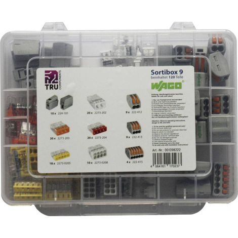 WAGO WA-741-834 Assortimento di morsetti flessibile: 2.5-4 mm² rigido: 2.5-4 mm² 120 pz.