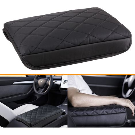 Car accessory for Tesla Model 3 Y: center console armrest cover, height-increasing protective pad, armrest glove. (1/5)