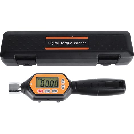 Clé de Torsion numérique de 1/4 pouces, avec Buzzer et lampe de poche LED, clé à tête Interchangeable de haute précision 30N.m (1/5)