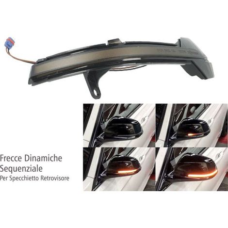 Kit Freccia Specchietto Retrovisore Led BMW F10 F11 GT F07 F12 F13 Gran Coupe F06 F01 Lente Fume Arancione Dinamico Sequenziale (1/3)