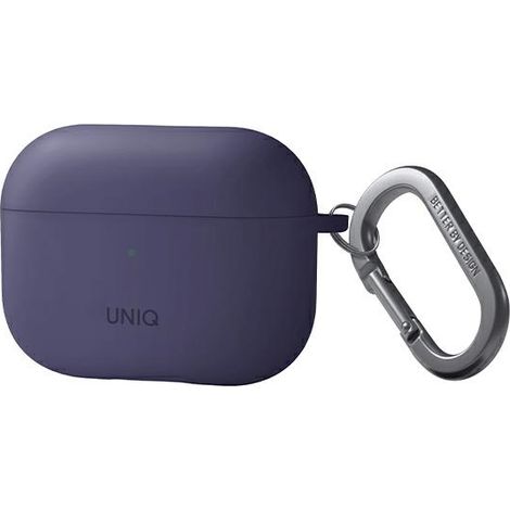 AirPods Pro 2 Hülle mit Ohrhaken, Silikon, Lila (1/3)